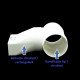 Ramificație plastică tip "T" de Ø 125 mm