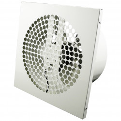 Ventilator industrial pătrat în perete cu jaluzele gravitaționale Ø 310 mm
