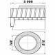 Tubulatură circulară flexibilă cu izolație până la +140 °C Ø 160 mm, lungime 5000 mm