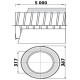 Tubulatură circulară flexibilă cu izolație până la +140 °C Ø 315 mm, lungime 5000 mm