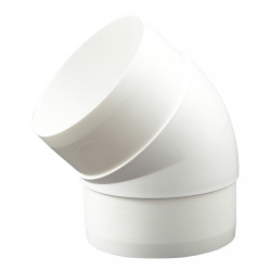 Cot 45° circular plastic Ø 100 mm