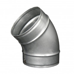 Cot metalic circular 45°, Ø 150 mm