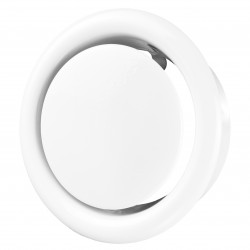 Anemostat metalic de evacuare Ø 100 mm, alb