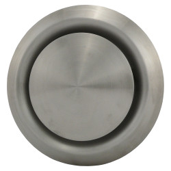 Anemostat din oțel inoxidabil de evacuare Ø 125 mm