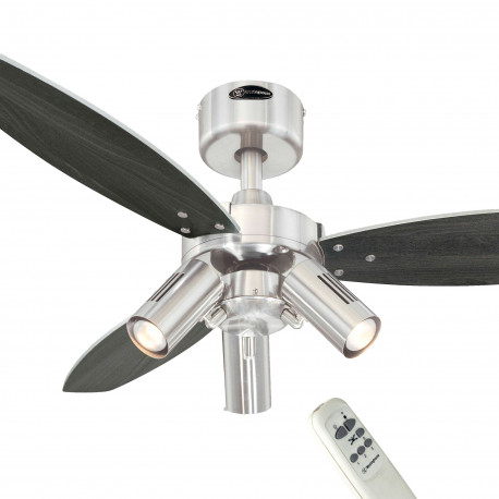 Ventilator de tavan cu lumină și telecomandă Westinghouse Jet Plus 72290, Ø 105 cm