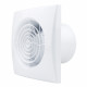 Ventilator de baie silențios cu clapetă antiretur plastică Ø 100 mm