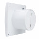 Ventilator de baie silențios cu clapetă antiretur plastică Ø 100 mm