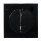 Ventilator axial de baie negru Ø 100 mm cu supapă fara retur