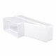 Reducție PVC pentru conductă rectangulară 110x55 mm / 204x60 mm