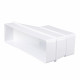 Reducție PVC pentru conductă rectangulară 110x55 mm / 204x60 mm