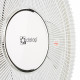 Ventilator de perete alb Dalap FW40 cu telecomanda