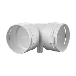 Cot circular PVC de 90° pentru tuburi Dalap Flexitech Ø 90 mm