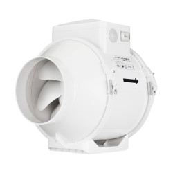 Ventilator la conductă axial plastic cu două viteze și putere mai mare Ø 125 mm