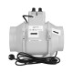 Ventilator de tubulatură profesional Ø 160 mm cu senzor de temperatură și regulator de turație