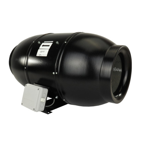 Ventilator de tubulatură metalic silențios cu comutator de viteză Ø 200 mm