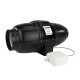 Ventilator de tubulatură metalic silențios cu comutator de viteză Ø 150 mm