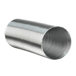 Conductă circulară flexibilă din aluminiu până la +250 °C Ø 100 mm, lungime 3000 mm