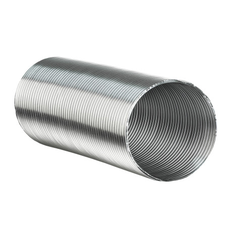 Conductă circulară flexibilă până la +250 °C Ø 125 mm, lungime 3000 mm