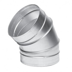 Cot metalic circular 45°, Ø 160 mm