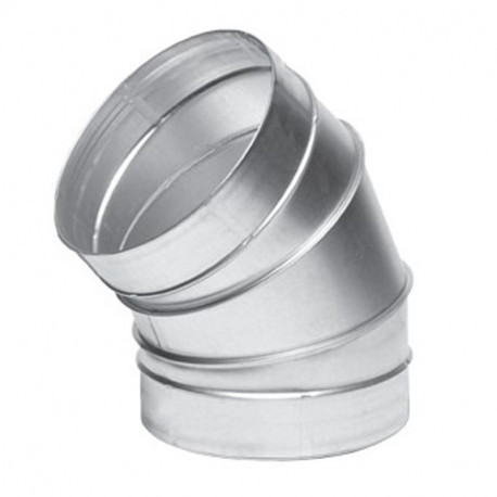 Cot metalic circular 45°, Ø 160 mm