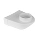 Reducție 90° PVC din conductă circular la rectangular Ø 100 mm / 204x60 mm