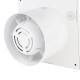 Ventilator de baie silențios Ø 125 mm cu comutator de timp și valva antiretur