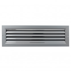 Grilă de ventilație din aluminiu extrudat de înaltă calitate 250x150 mm, gri