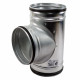 Ramificație metalică tip "T" cu cauciuc de etanșare, Ø 200 / Ø 200 mm