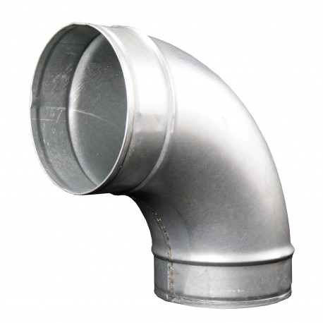 Cot metalic circular 90°, Ø 100 mm