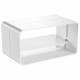 Conector rectangular exterior PVC cu clapetă antiretur 204x60 mm