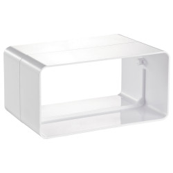 Conector rectangular PVC exterior 204x60 mm