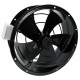 Ventilator de tubulatură metalic cu flanșă Ø 362 mm