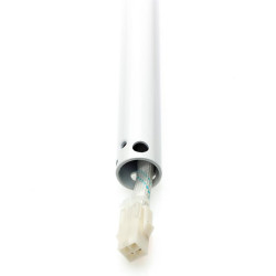 Tijă de extensie pentru ventilatoare de tavan albă, lungimea 30,5 cm